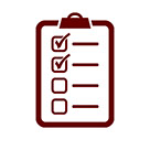 Graphic image of a clipboard with a checklist